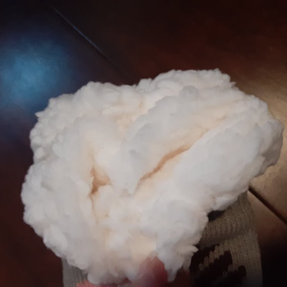 Dinosaur Child's Pink/Gray Fluffy Slipper Socks - Picture 11 of 11